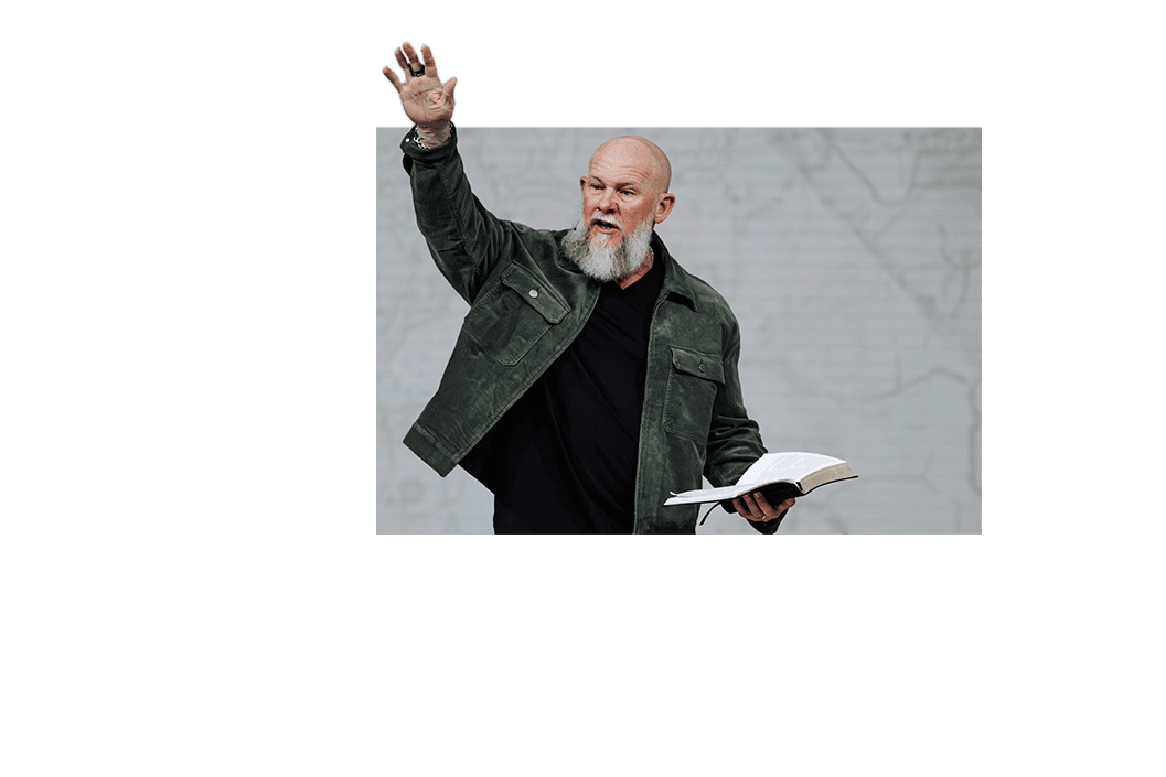 Pastor Joby Martin preaching
